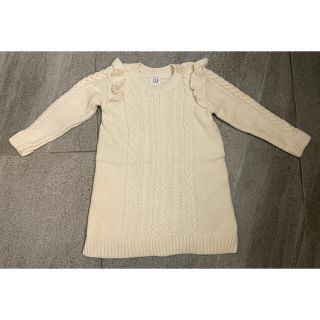 ギャップキッズ(GAP Kids)のgap baby 12〜18ヶ月　80㎝　女の子　ニットワンピース　新品(ワンピース)