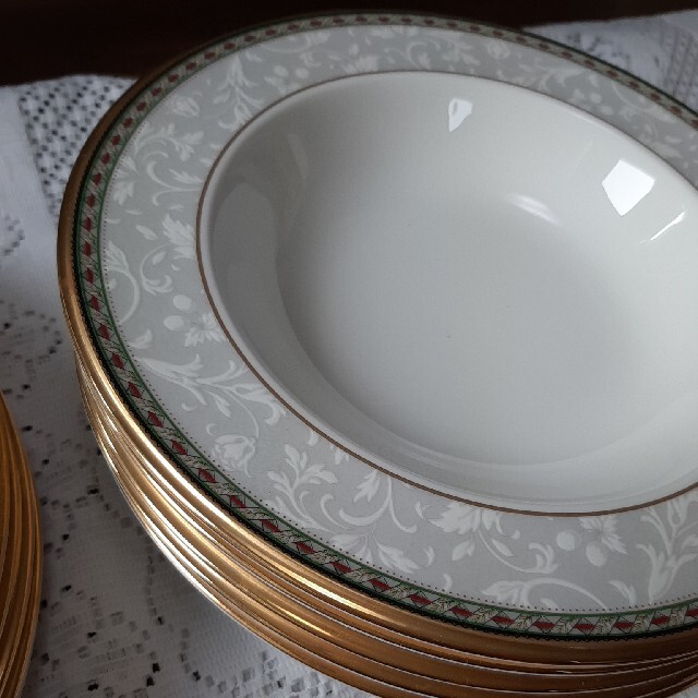 Noritake - 未使用 ノリタケ レア LANGSDALE 皿5枚×3種類 オーバル