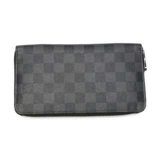 ルイヴィトン(LOUIS VUITTON)のルイヴィトン N63077 長財布 ブラック  LOUIS VUITTON ジッピーオーガナイザー ダミエ グラフィット(長財布)