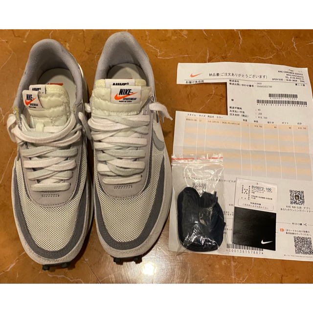 sacai nike 27.0 LDWaffle “Summit White”