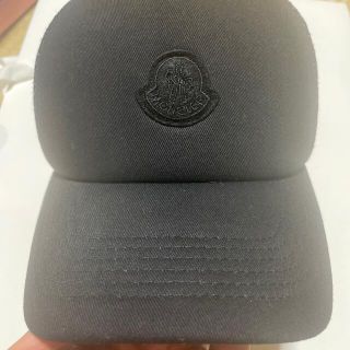 モンクレール MONCLERジーニアス メッシュキャップ 黒ロゴパッチ