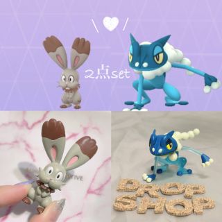 ポケモン(ポケモン)のどらやき様専用𓊆ポケモンモンコレ🐰ﾎﾙﾋﾞ-&🐸ｹﾞｺｶﾞｼﾗ𓊇 (アニメ/ゲーム)