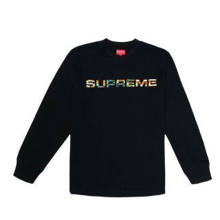 シュプリーム(Supreme)のSupreme  META LOGO ロンT ブラック Lサイズ(Tシャツ/カットソー(七分/長袖))