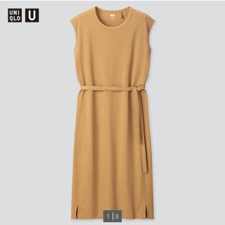 ユニクロ(UNIQLO)のクルーネックワンピース（ノースリーブ）UNIQLO(ロングワンピース/マキシワンピース)