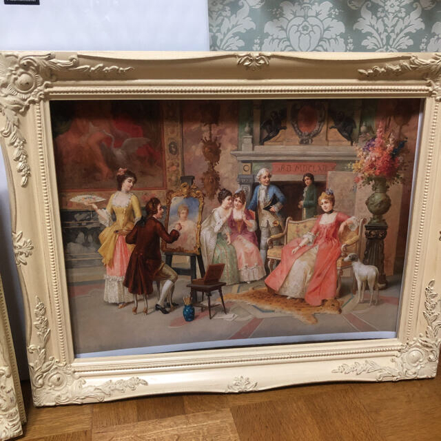 西洋絵画 額縁セット 西洋絵画 額縁セット