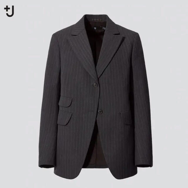 新品　ユニクロ　ユー　 ウールブレンドジャージージャケット　Lサイズ　ブラック