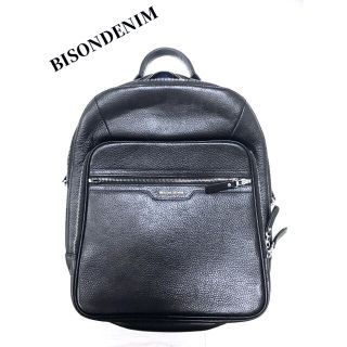 BISONDENIM バイソンデニム　レザー　リュック(バッグパック/リュック)