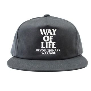 ラッツ(RATS)のRATS EMBROIDERY CAP WAY OF LIFE チャコール(キャップ)