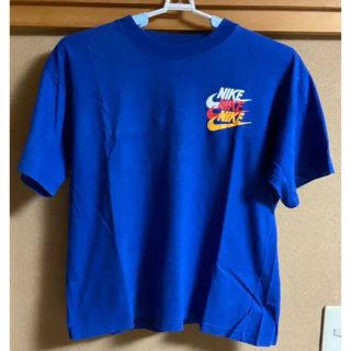 ナイキ(NIKE)のナイキ tシャツ ヴィンテージ 90s 銀タグ 3連ロゴ NIKE サイズL(Tシャツ/カットソー(半袖/袖なし))