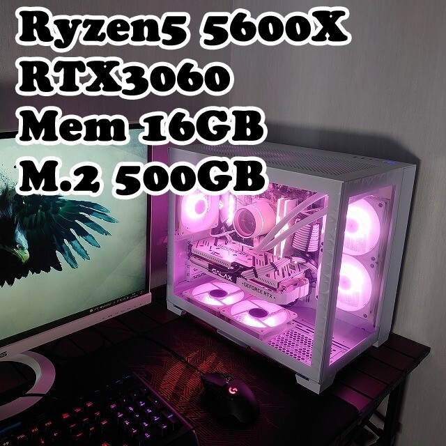 自作PC Ryzen7 3700X RTX2080Sﾒﾓﾘ16GB SSD512