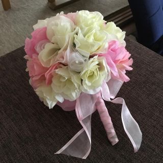 ブーケ 造花 ハンドメイド 結婚式 ウェディング(ブーケ)