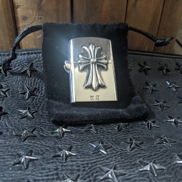 Chrome Hearts(クロムハーツ)の値下げラストクロムハーツ Zippo 未使用 ＬＡ メンズのファッション小物(タバコグッズ)の商品写真