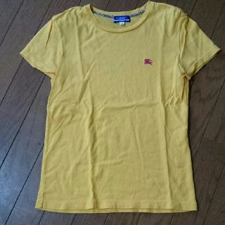 バーバリーブルーレーベル(BURBERRY BLUE LABEL)の【バーバリーブルーレーベル】Tシャツ イエロー(Tシャツ(半袖/袖なし))