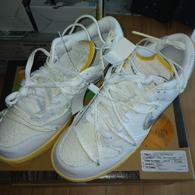 最終価格NIKE Off-White Dunk Low the 50　28センチ