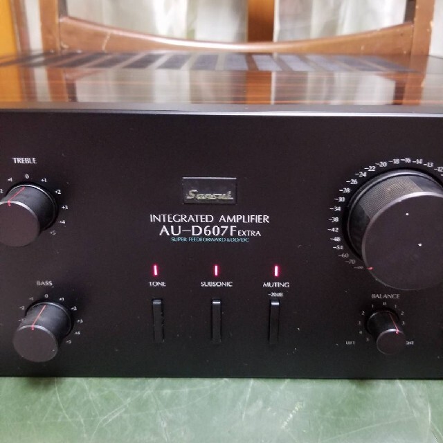 フルレストア整備済!完動超美品!山水プリメインアンプAU-D607F フルレストア整備済!完動超美品!山水プリメインアンプAU-D607F