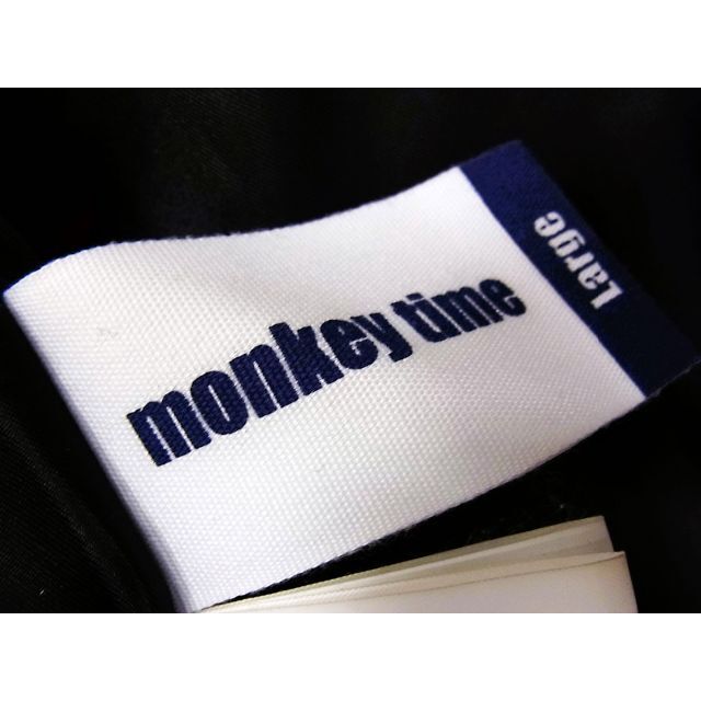 UNITED ARROWS(ユナイテッドアローズ)のmonkey time レザー・ジャケット エイジングの良い雰囲気で茶芯 メンズのジャケット/アウター(フライトジャケット)の商品写真