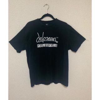 メンズブラックTシャツ　プリントTシャツ(Tシャツ/カットソー(半袖/袖なし))