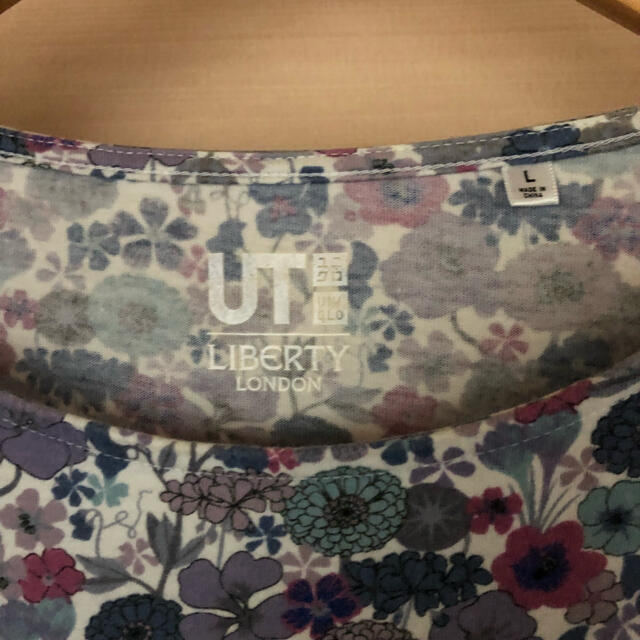 UNIQLO(ユニクロ)のユニクロ　リバティプリント　カットソー レディースのトップス(Tシャツ(半袖/袖なし))の商品写真