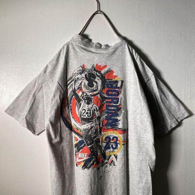 【NIKE】90'sプリントTシャツ　jordan 銀タグ　　R2デッドストック