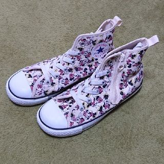 コンバース(CONVERSE)のミニーマウス柄スニーカー  20cm(スニーカー)