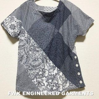 エンジニアードガーメンツ(Engineered Garments)の【ENGINEERED GARMENTS】クレイジーパターン USA カットソー(カットソー(半袖/袖なし))