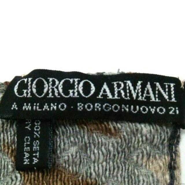 Giorgio Armani(ジョルジオアルマーニ)のジョルジオアルマーニ スカーフ美品  - レディースのファッション小物(バンダナ/スカーフ)の商品写真