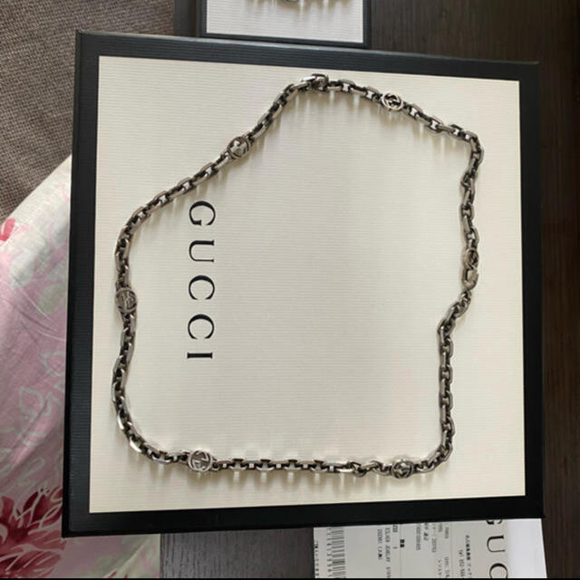 最終値引き55000⇒45000 GUCCI インターロッキング ネックレス