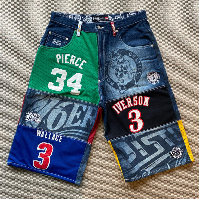 unk NBA ショーツ ハーフパンツ デニム シュプリーム コムドット