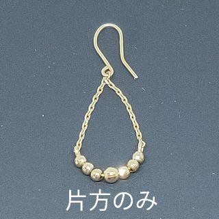 ココシュニック(COCOSHNIK)のCOCOSHNIK K10 ミラーカットボール ピアス 片方のみ(ピアス)