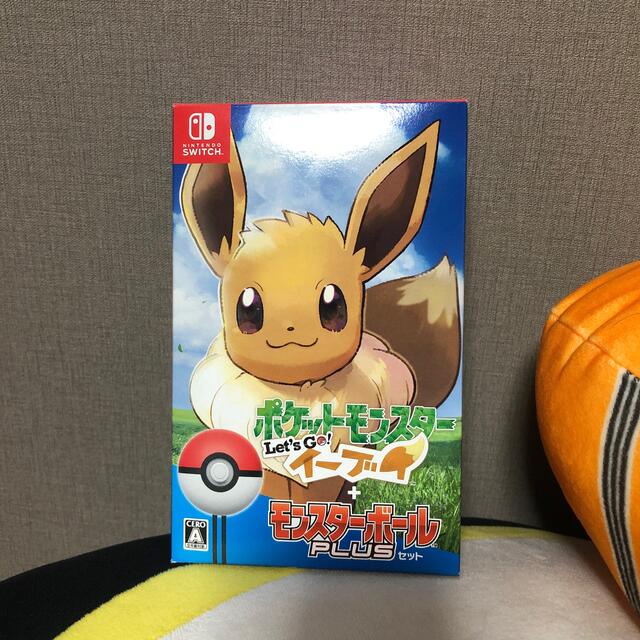 新品未開封 ポケモン Let's go イーブイ モンスターボール plus