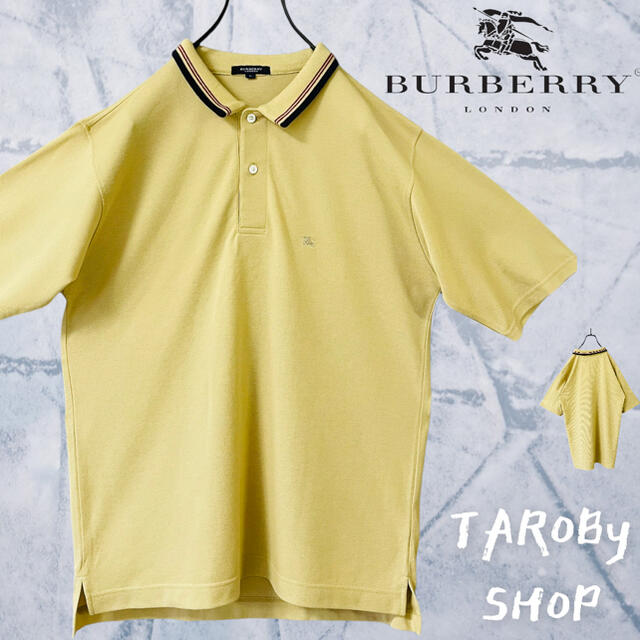 BURBERRY(バーバリー)のBURBERRY LONDON バーバリー　ロンドン　ポロシャツ　三陽商会　L メンズのトップス(ポロシャツ)の商品写真