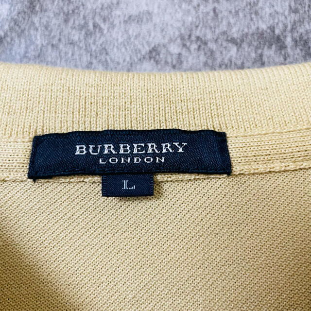 BURBERRY(バーバリー)のBURBERRY LONDON バーバリー　ロンドン　ポロシャツ　三陽商会　L メンズのトップス(ポロシャツ)の商品写真