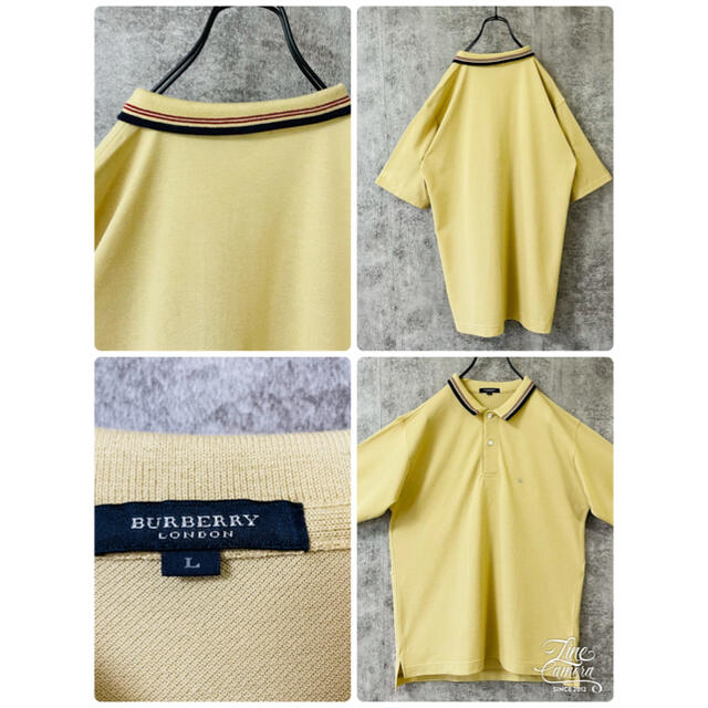 BURBERRY(バーバリー)のBURBERRY LONDON バーバリー　ロンドン　ポロシャツ　三陽商会　L メンズのトップス(ポロシャツ)の商品写真