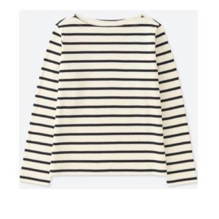 ユニクロ(UNIQLO)のボートネックＴシャツ(カットソー(長袖/七分))