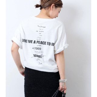 ドゥーズィエムクラス(DEUXIEME CLASSE)のDeuxieme Classe LOVE A PEACE バックプリントTシャツ(Tシャツ(半袖/袖なし))