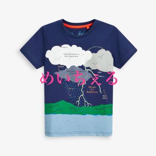 ボーデン(Boden)の【新品】Boden ブルー 自然科学柄 Tシャツ(Tシャツ/カットソー)