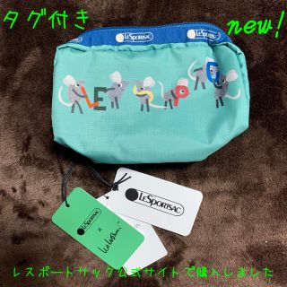 レスポートサック(LeSportsac)のタグ付 レスポートサック レオレオニ ポーチ アルファベット フレデリックねずみ(ポーチ)