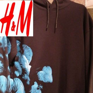 エイチアンドエム(H&M)の【ブルーローズ】H&M薔薇パーカー　ウエステッドユース　STUSSY GDC(パーカー)