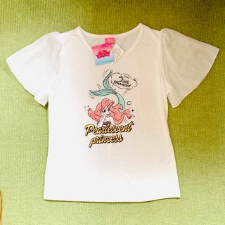 ディズニー(Disney)のディズニー　リトルマーメイド🧜‍♀️アリエル　袖シフォン Tシャツ(Tシャツ(半袖/袖なし))