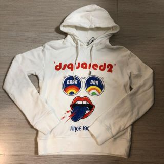 DSQUARED2 ディースクエアード パーカー ホワイト Mサイズ