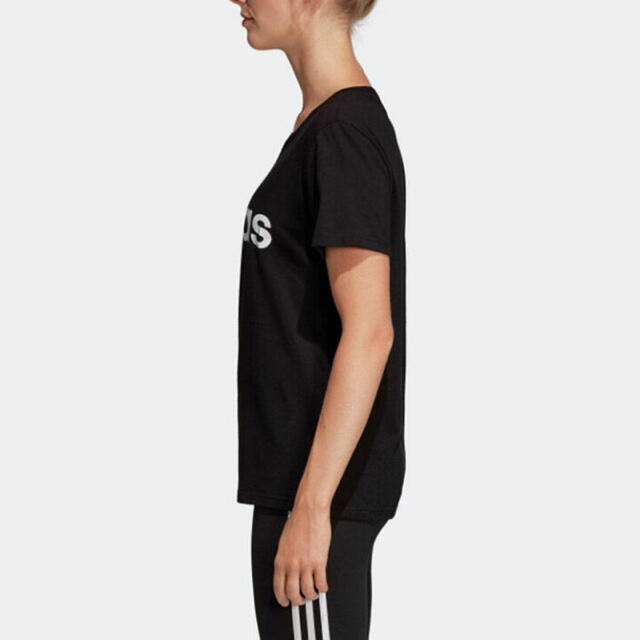 adidas(アディダス)の送料込み 新品 adidas 半袖Ｔシャツ ブラック Mサイズ レディースのトップス(Tシャツ(半袖/袖なし))の商品写真