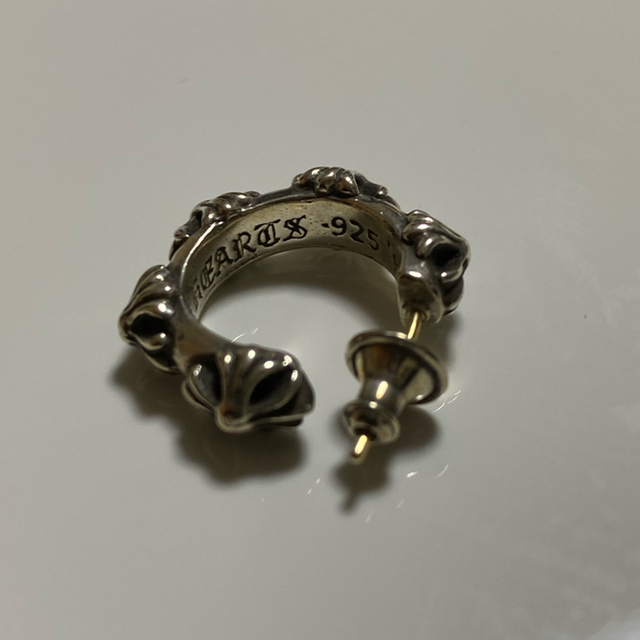 Chrome Hearts(クロムハーツ)のクロムハーツピアス フープ クロススモールHoop Cross Small メンズのアクセサリー(ピアス(片耳用))の商品写真