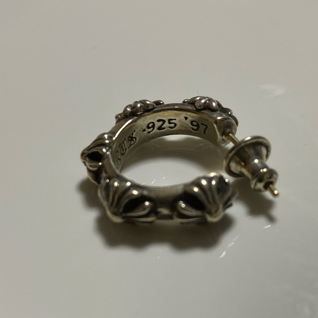 Chrome Hearts(クロムハーツ)のクロムハーツピアス フープ クロススモールHoop Cross Small メンズのアクセサリー(ピアス(片耳用))の商品写真