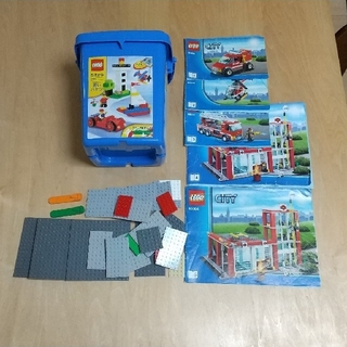 レゴ(Lego)のLEGO 青いバケツ  LEGO CITY消防署60004セット(積み木/ブロック)