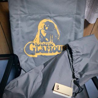 ヒステリックグラマー(HYSTERIC GLAMOUR)のヒステリックグラマー 折りたたみイス 新品未使用 ノベルティアディロンダック(折り畳みイス)