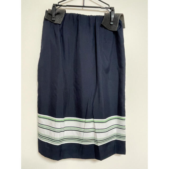 UNITED ARROWS(ユナイテッドアローズ)のUNITED ARROWS ストライプ　スカート　36 レディースのスカート(ひざ丈スカート)の商品写真