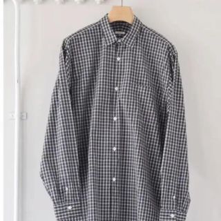 コモリ(COMOLI)のcomoli 19ss タータンチェックシャツ　サイズ2(シャツ)