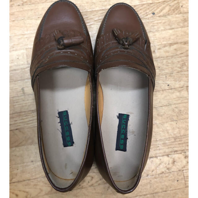 アサヒシューズ(アサヒシューズ)の紳士ローファータッセルブラウン色本革中に難アリ メンズの靴/シューズ(ドレス/ビジネス)の商品写真