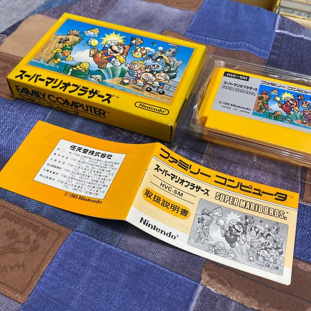 任天堂 - ファミコンソフト スーパーマリオブラザーズ 美品 初期版の