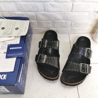 ビルケンシュトック(BIRKENSTOCK)のビルケンシュトック　BIRKENSTOCK　ブラック×スタッズ(サンダル)